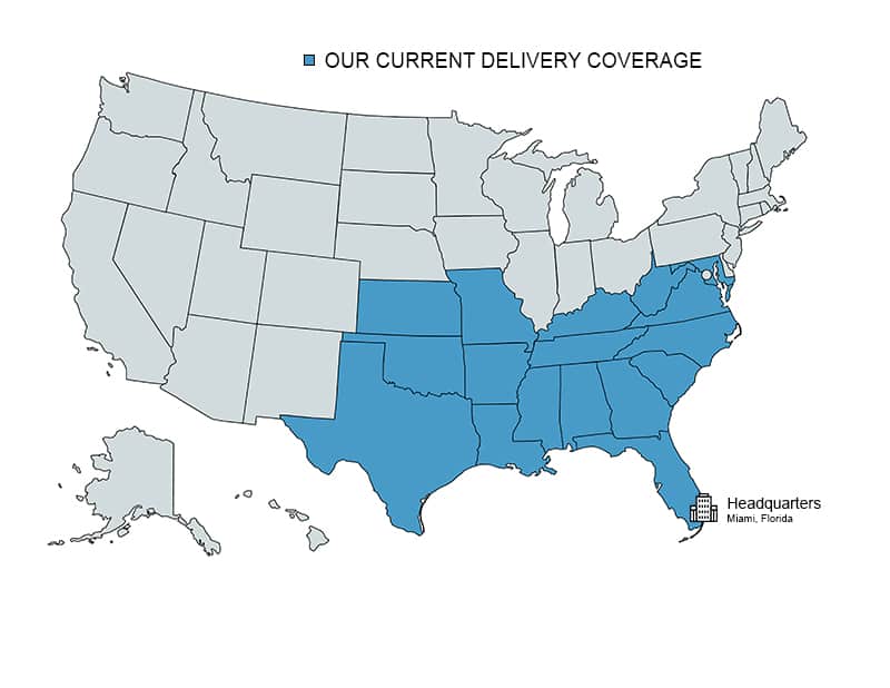 CCU Delivery Coverage